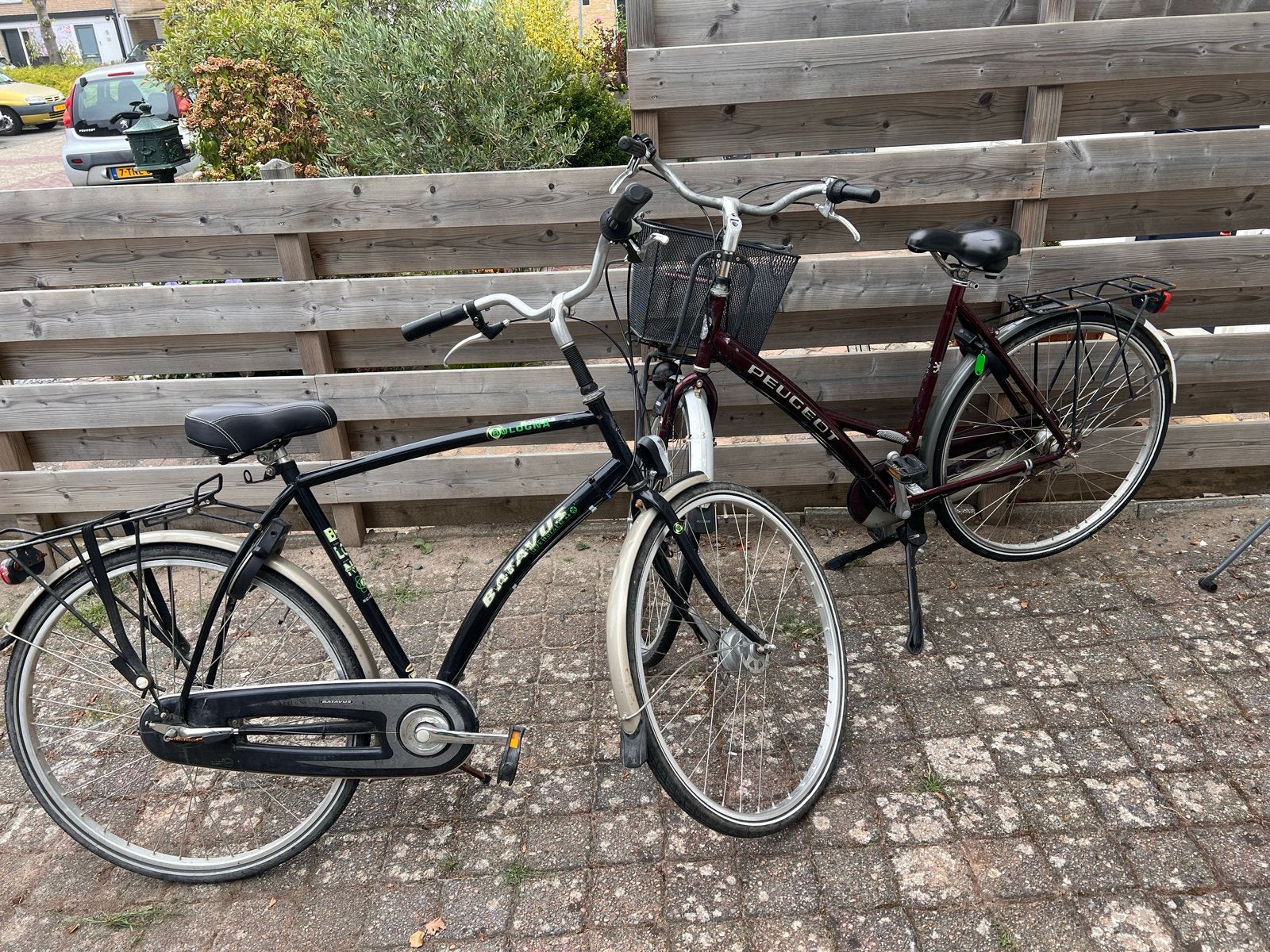 Batavus en Peugeot fietsen - Set van 2