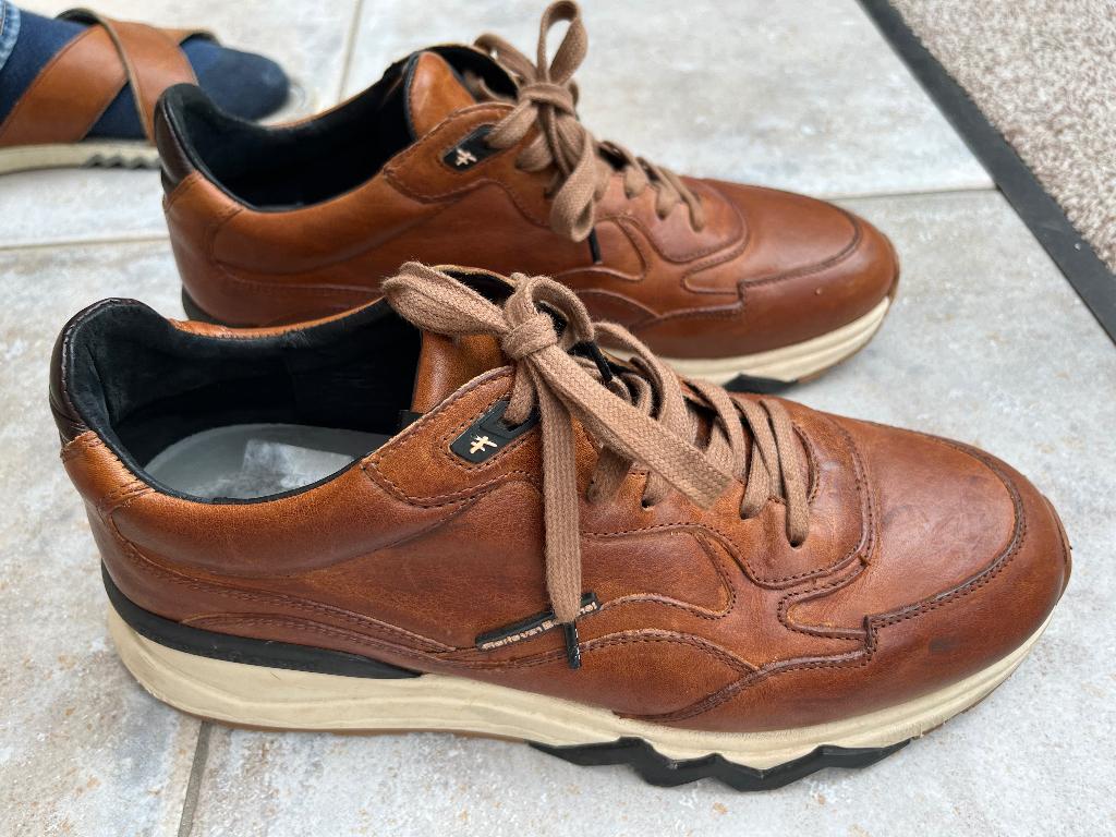 Herenschoenen sneakers, Bruin, Floris van Bommel, Ophalen of Verzenden, Sneakers of Gympen