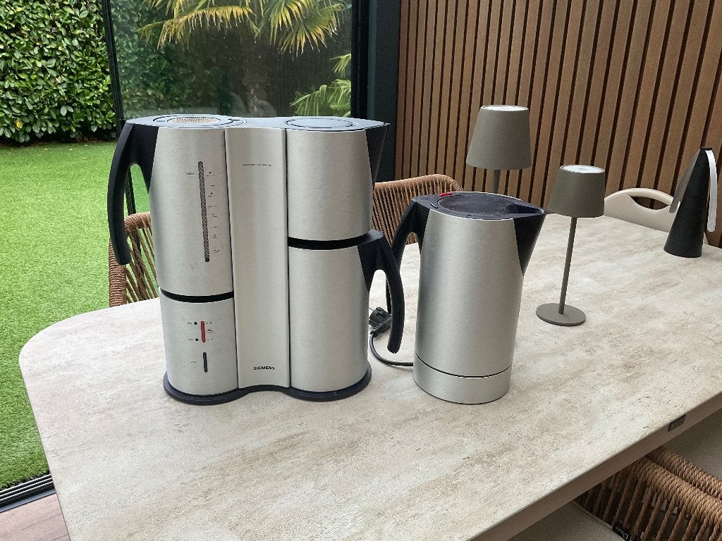 Siemens Koffiezetapparaat en Waterkoker Set, Ophalen, Afneembaar waterreservoir, Gebruikt, Koffiemachine