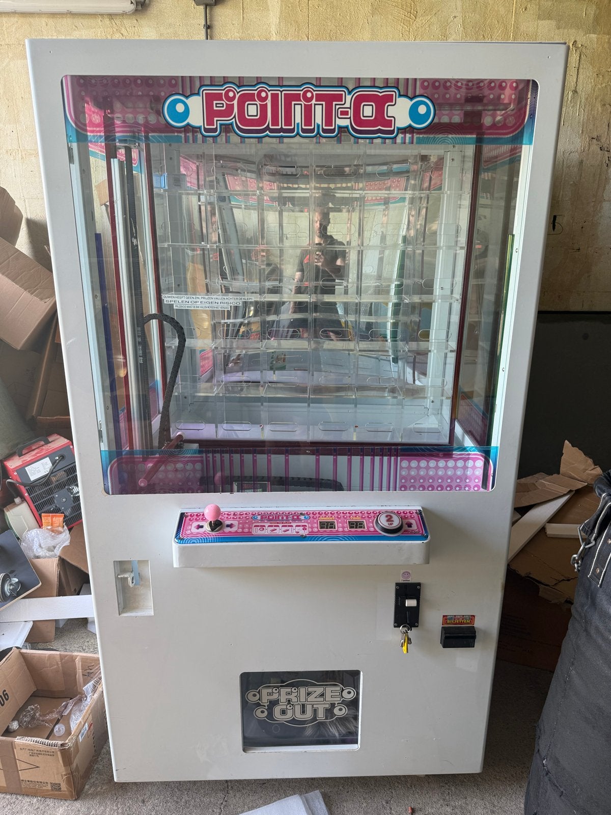Point-o kermis automaat - behendigheidsautomaat, Ophalen, Gebruikt