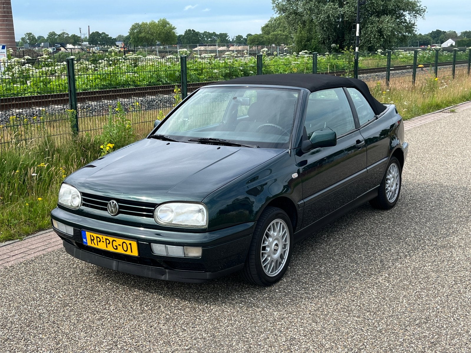 Volkswagen Golf 1.8 Rolling Stones Cabriolet 1997 Groen, Voorwielaandrijving, 74 pk, 4 cilinders, Cabriolet