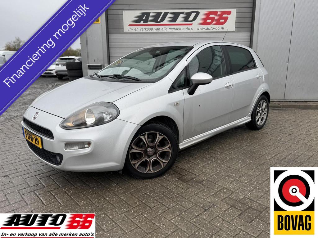 Fiat Punto Evo 0.9 TwinAir Lounge, Auto's, Voorwielaandrijving, Euro 5, Gebruikt, Zwart