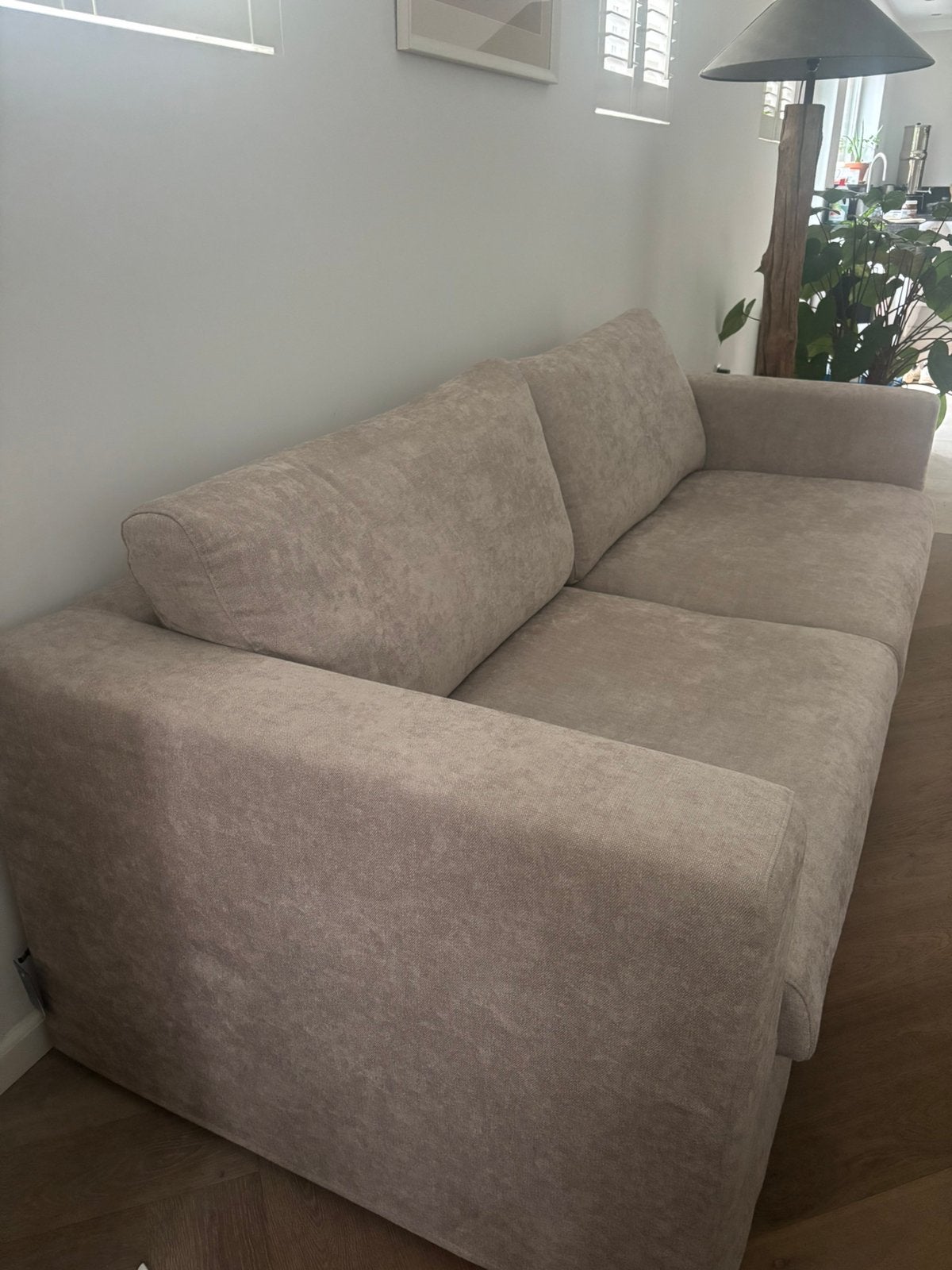 Nieuwe 2.5-zitsbank merk PMP, Ophalen, Zo goed als nieuw, 75 tot 100 cm, Stof