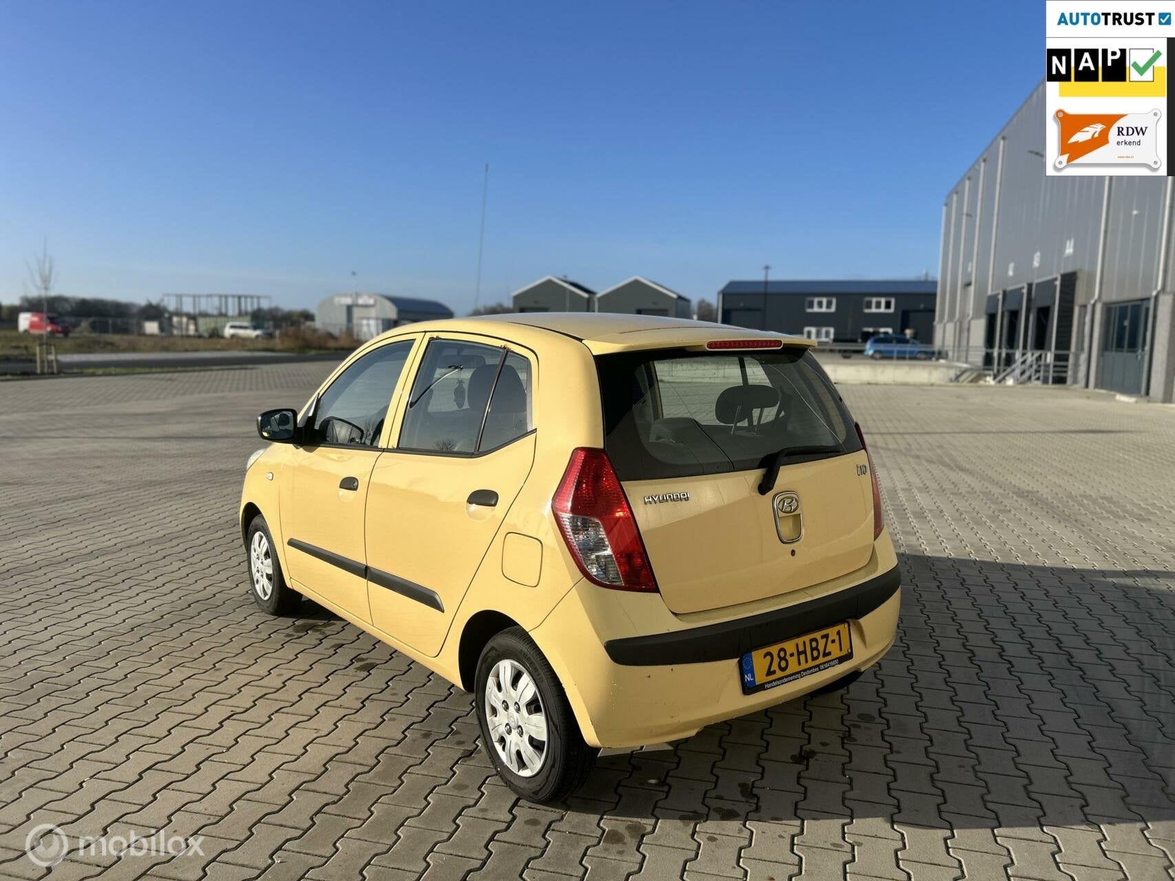 Hyundai i10 1.1 Active/JAAR APK/NAP/, Auto's, Voorwielaandrijving, 31 €/maand, 4 cilinders, Bedrijf