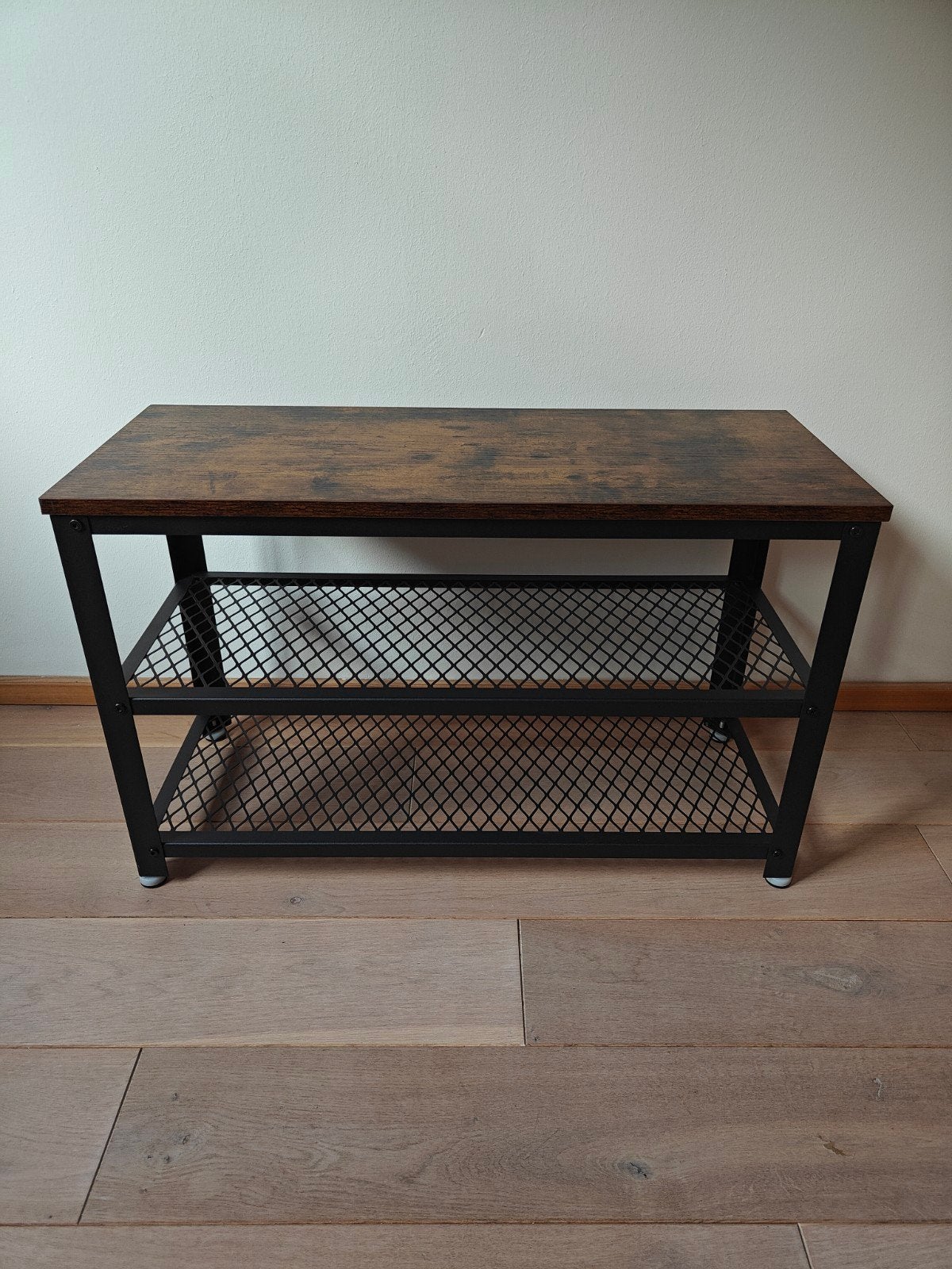 Schoenenrek Vintage hout - Metaal | B73*H45*D30., Huis en Inrichting, Ophalen, Zo goed als nieuw