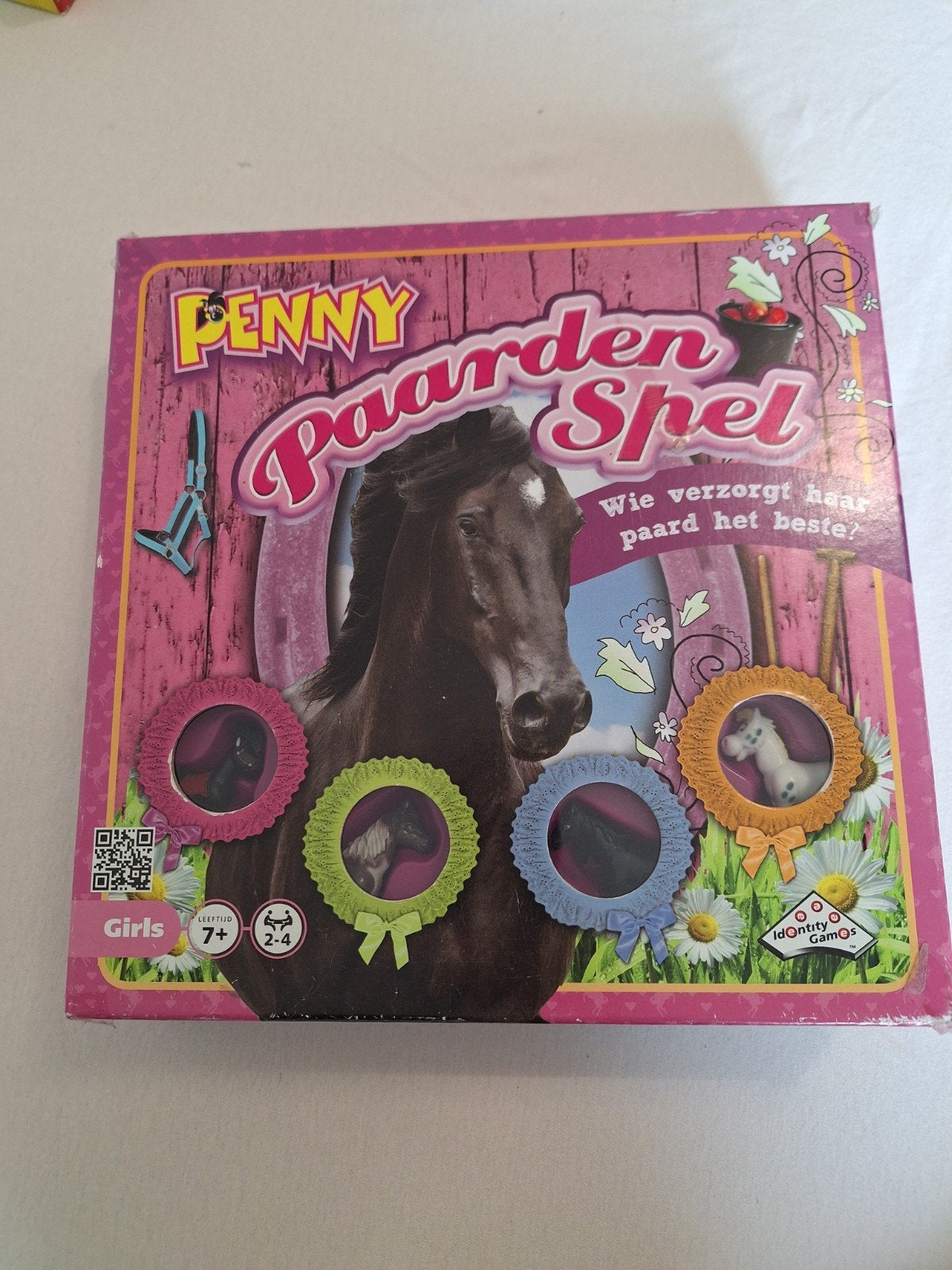Penny Paarden Spel - Compleet Gezelschapsspel, Hobby en Vrije tijd, Drie of vier spelers, Ophalen of Verzenden, Zo goed als nieuw