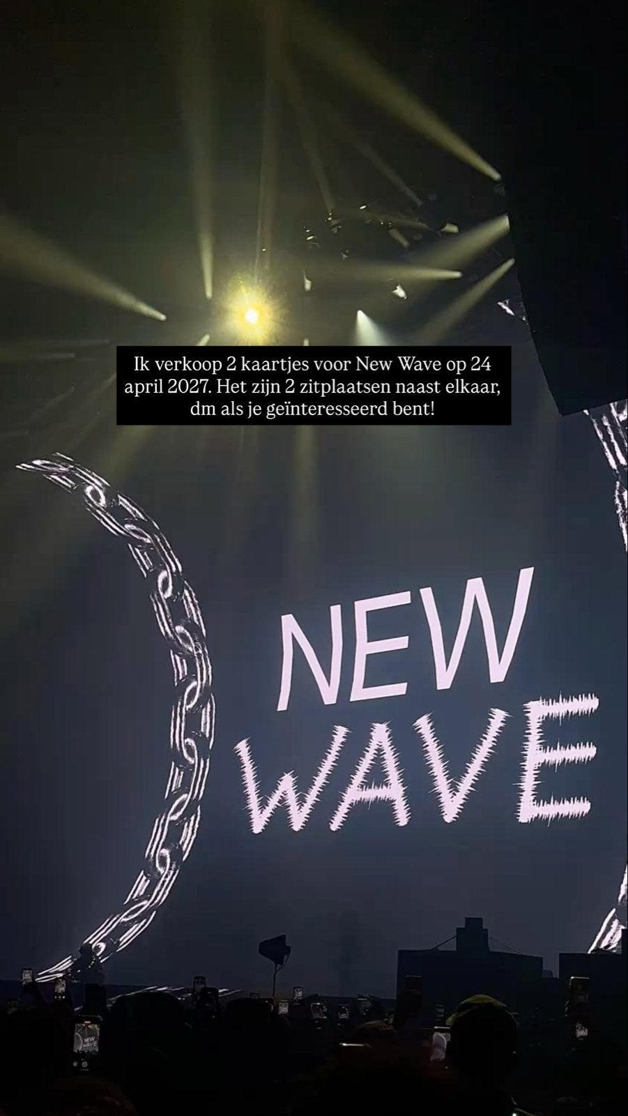 2 new wave kaartjes ziggo dome, Tickets en Kaartjes, Twee personen, April