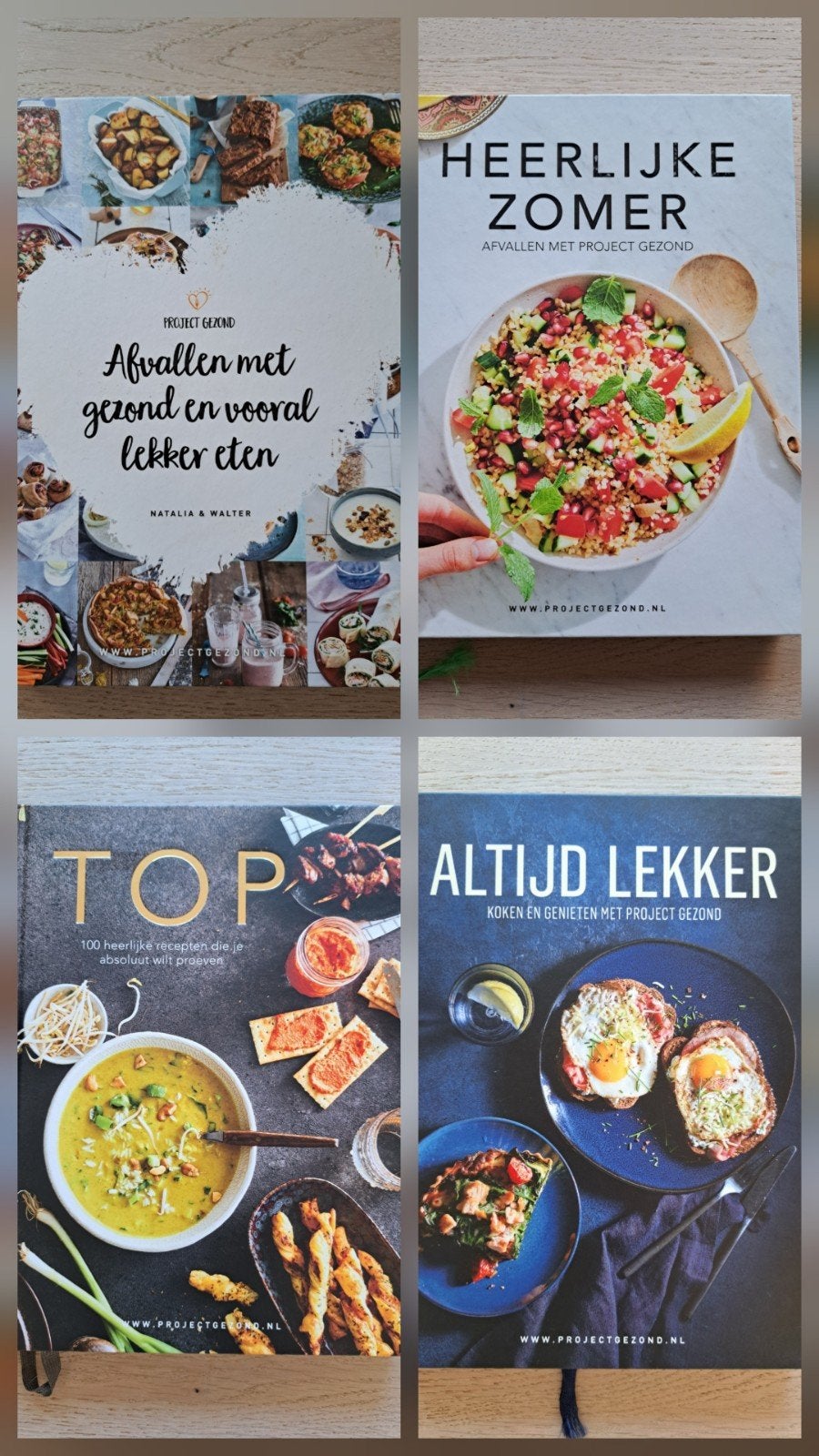 4x Project Gezond, Boeken, Kookboeken, Ophalen of Verzenden, Zo goed als nieuw, Gezond koken