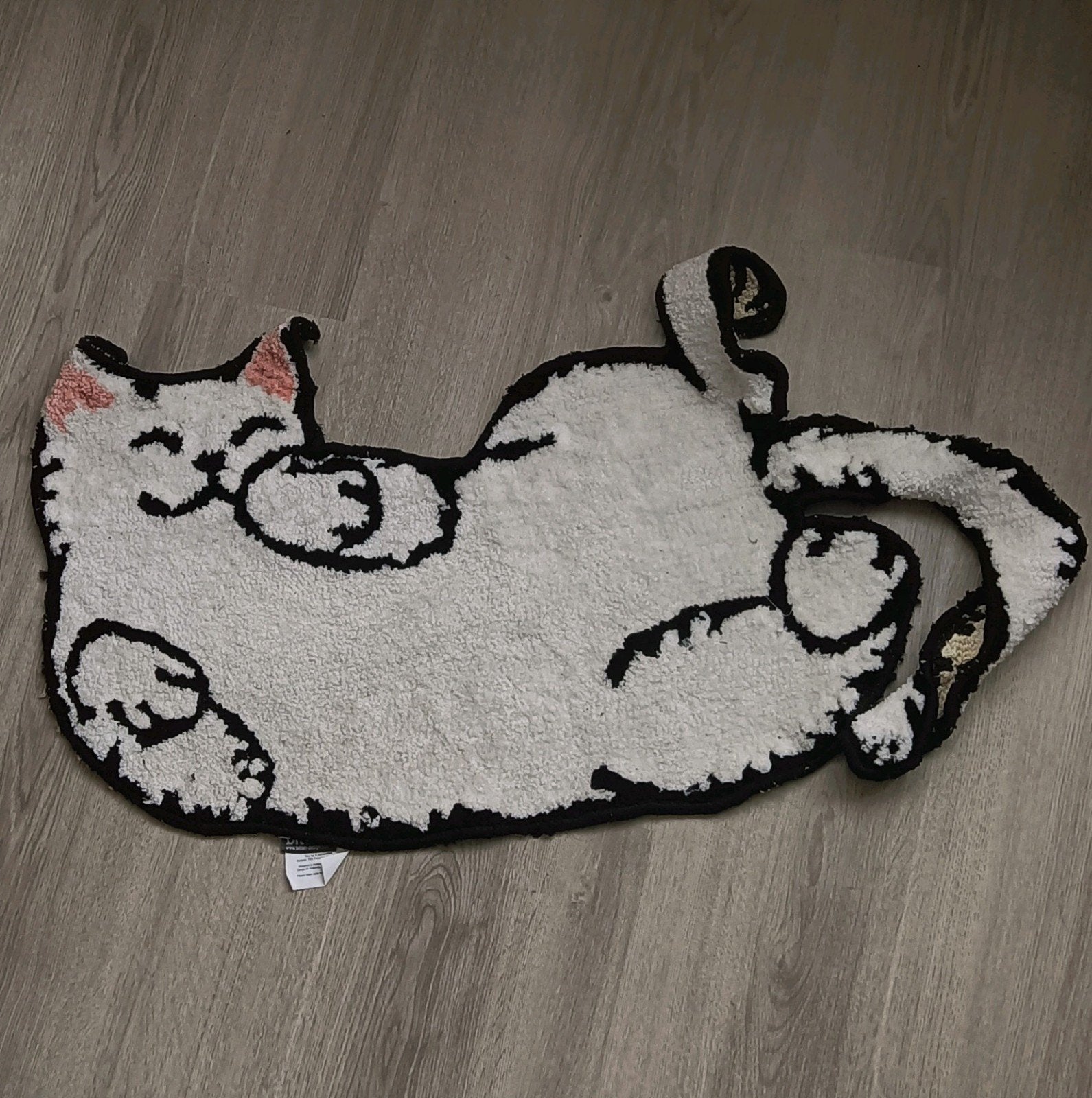 katten vloerkleedje ~60 cm, Ophalen of Verzenden, Rond, 50 tot 100 cm, 50 tot 100 cm