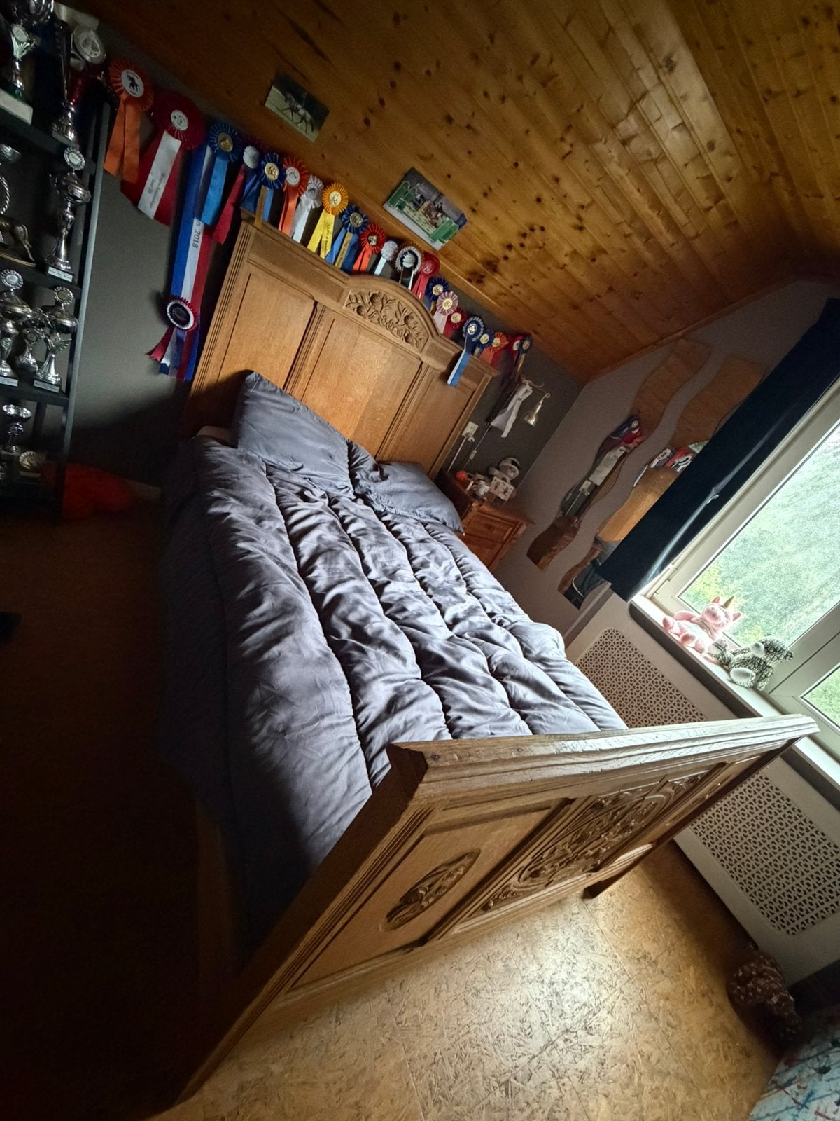 Twijfelaar bed, Ophalen, Gebruikt, Twijfelaar, 120 cm