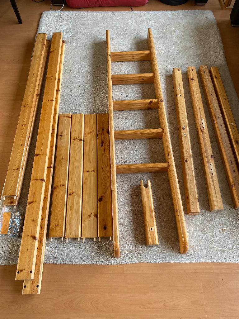 Onderstel voor flexa hoogbed (+1.18m), Ophalen, Zo goed als nieuw, 180 cm of meer, 85 tot 100 cm