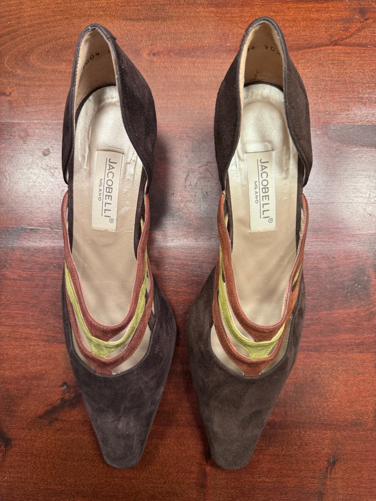 Jacobelli Milano Bruine Leren Pumps - Maat 39,5 - Nieuw!, Ophalen of Verzenden, Nieuw, Bruin, Pumps