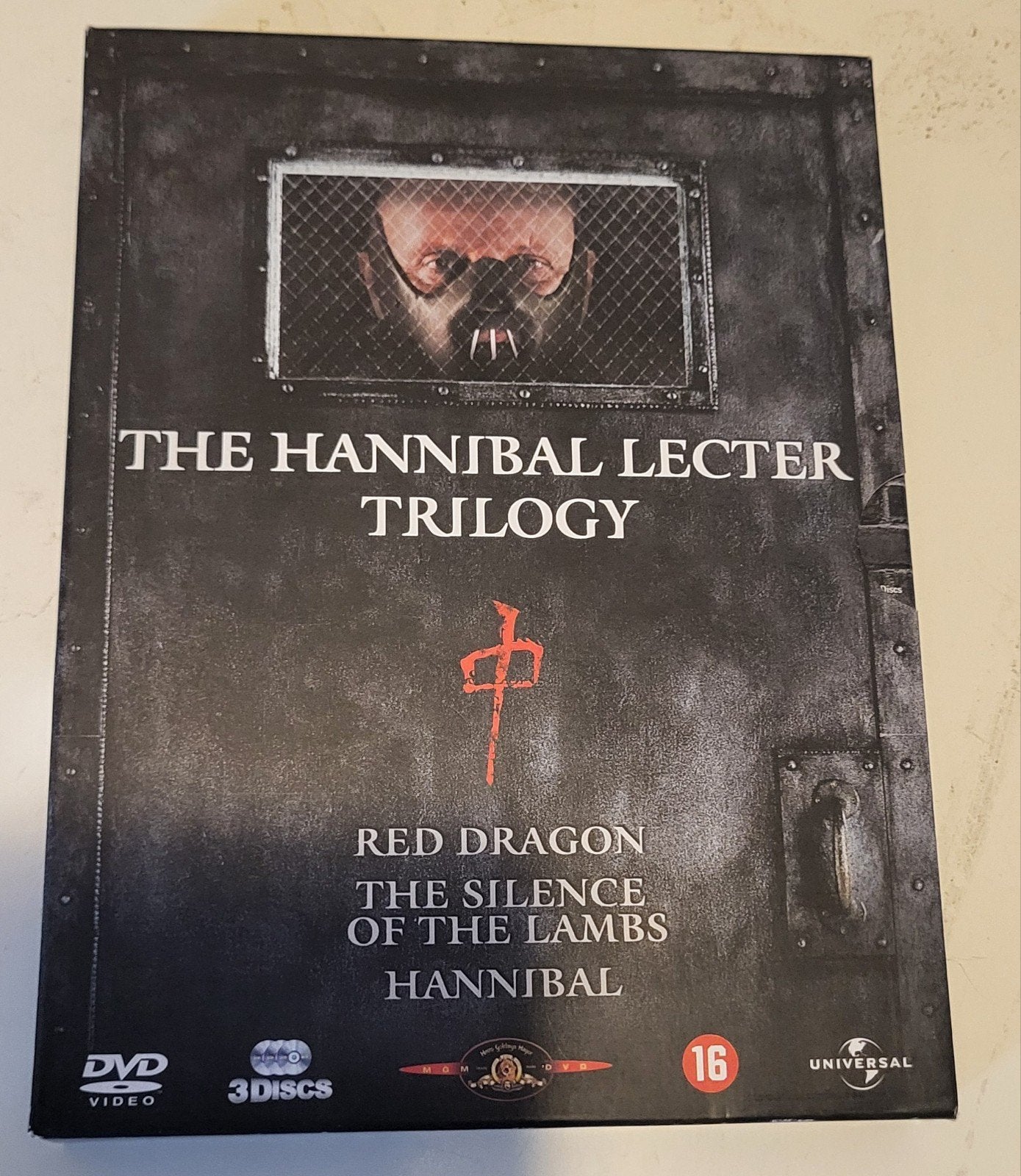 The Hannibal Lecter Trilogie (DVD, 3 Discs), Vanaf 16 jaar, Ophalen, Zo goed als nieuw