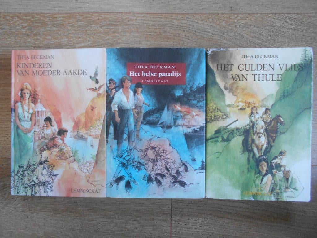 Thea Beckman Deel 1 t/m 3 Trilogie over de toekomst, Boeken, Ophalen of Verzenden, Zo goed als nieuw