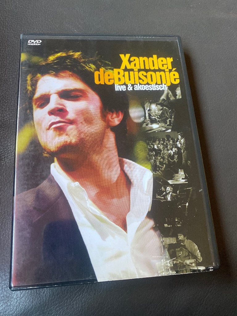 Xander de Buisonjé - Live & Akoestisch DVD, Inclusief doosje, Alle leeftijden, Zo goed als nieuw, Concert