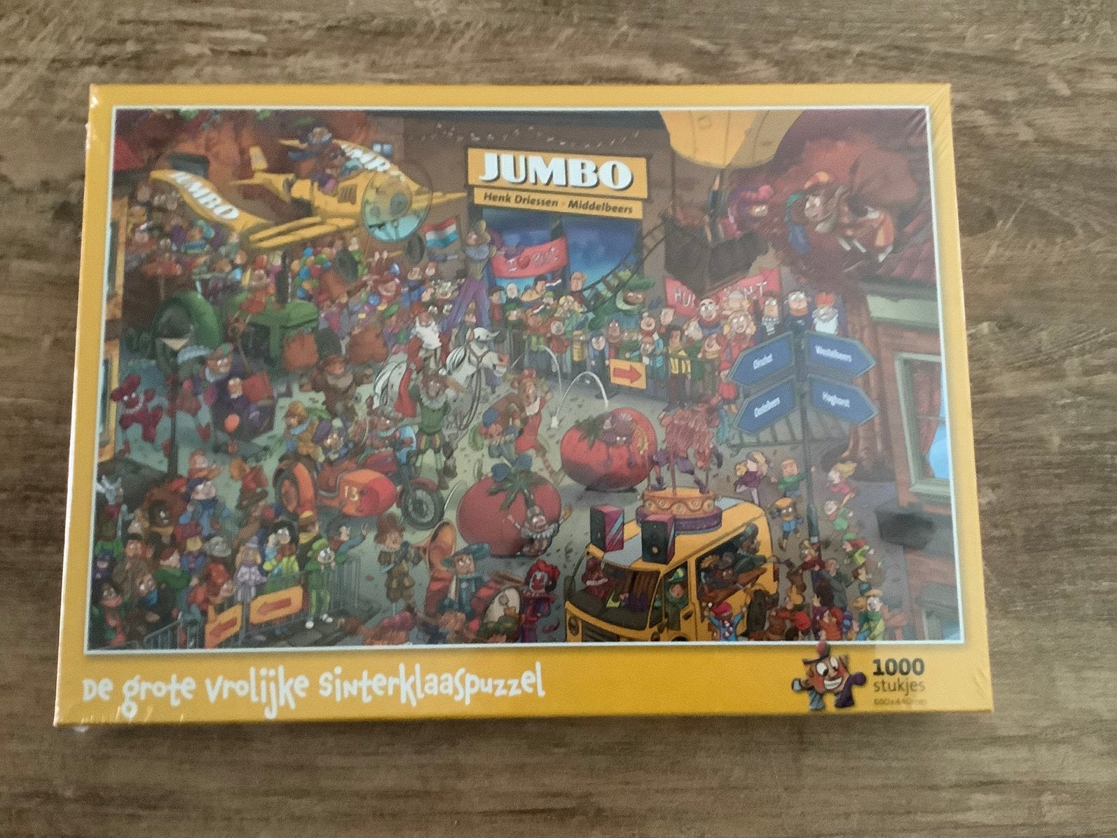 Sinterklaas puzzel nieuw middelbeers., Ophalen of Verzenden, Zo goed als nieuw