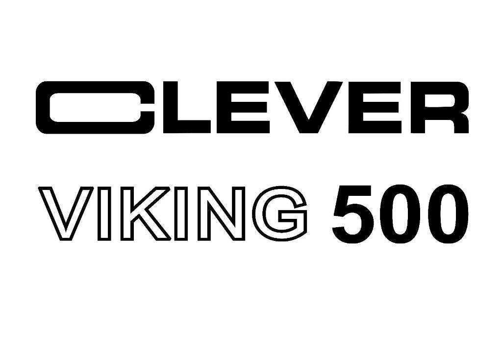 Clever Viking 500 sticker, Verzenden, Nieuw, Overige typen