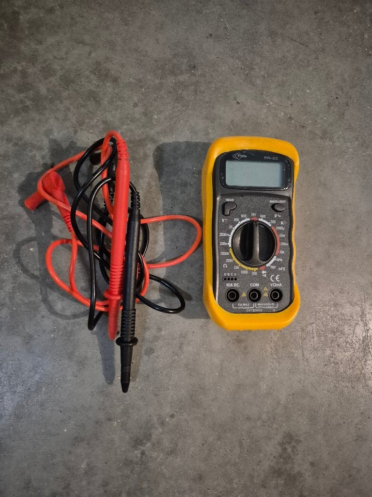 Profile PIN-112 Digitale Multimeter incl. meetsnoeren, Ophalen of Verzenden, Zo goed als nieuw, Multimeter