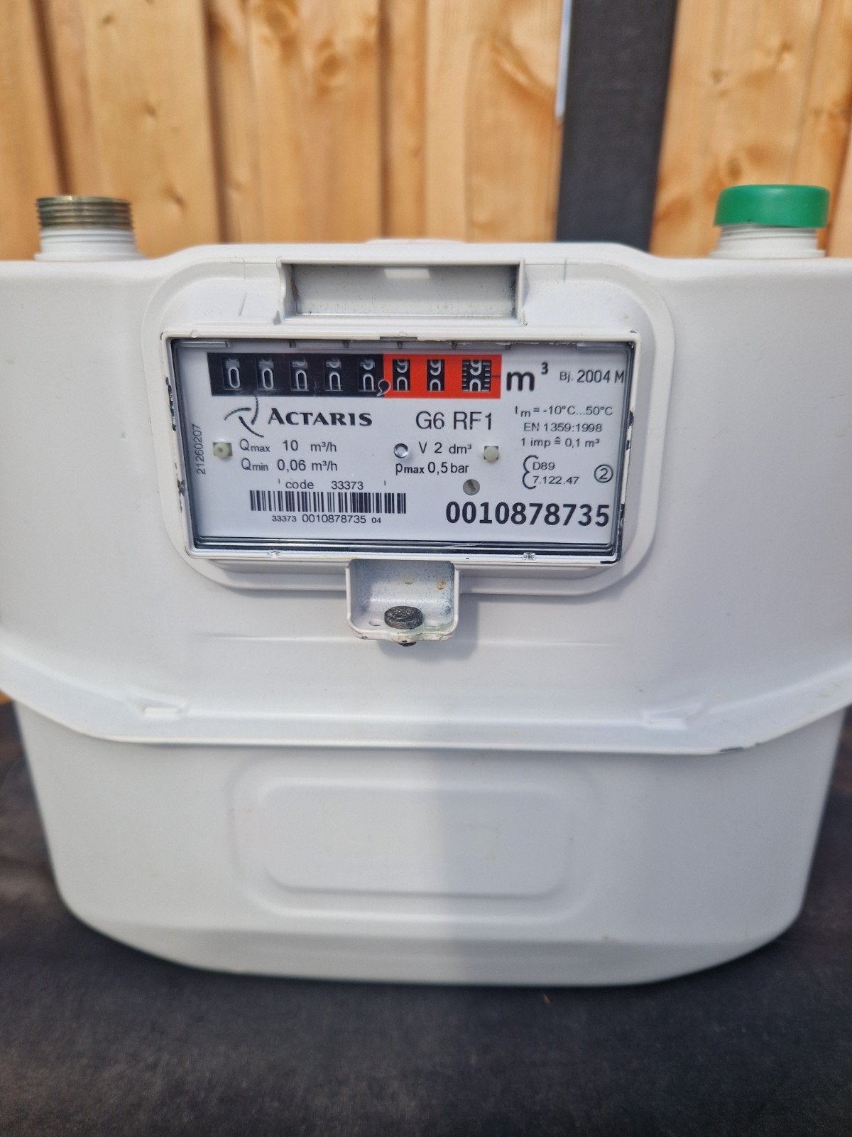 Actaris G6 RF1 Gas meter behuizing, Ophalen of Verzenden, Gebruikt, Overige merken, Overige typen