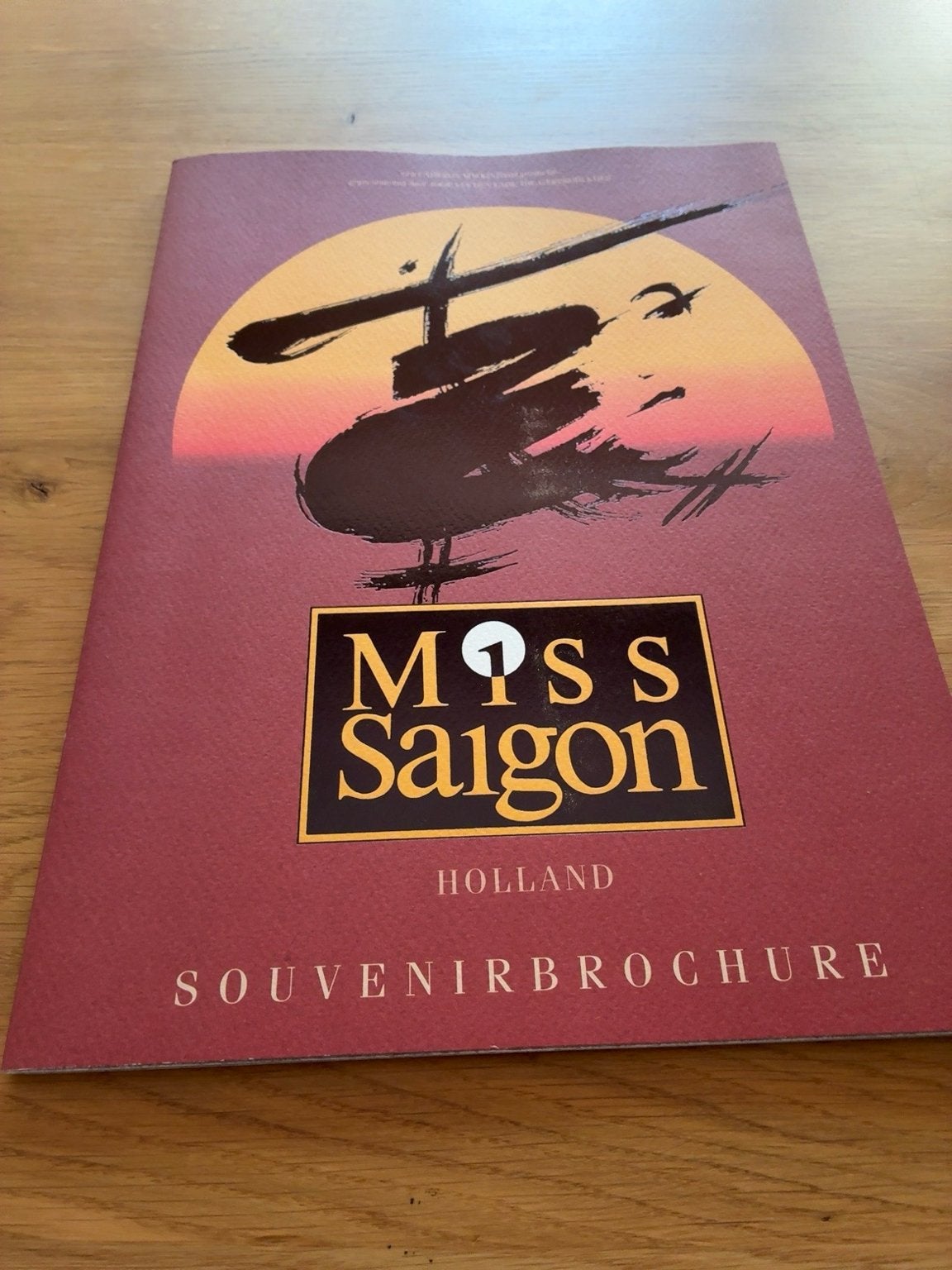 Miss Saigon Holland Souvenirbrochure Origineel, Verzenden, Zo goed als nieuw, Ballet of Musical