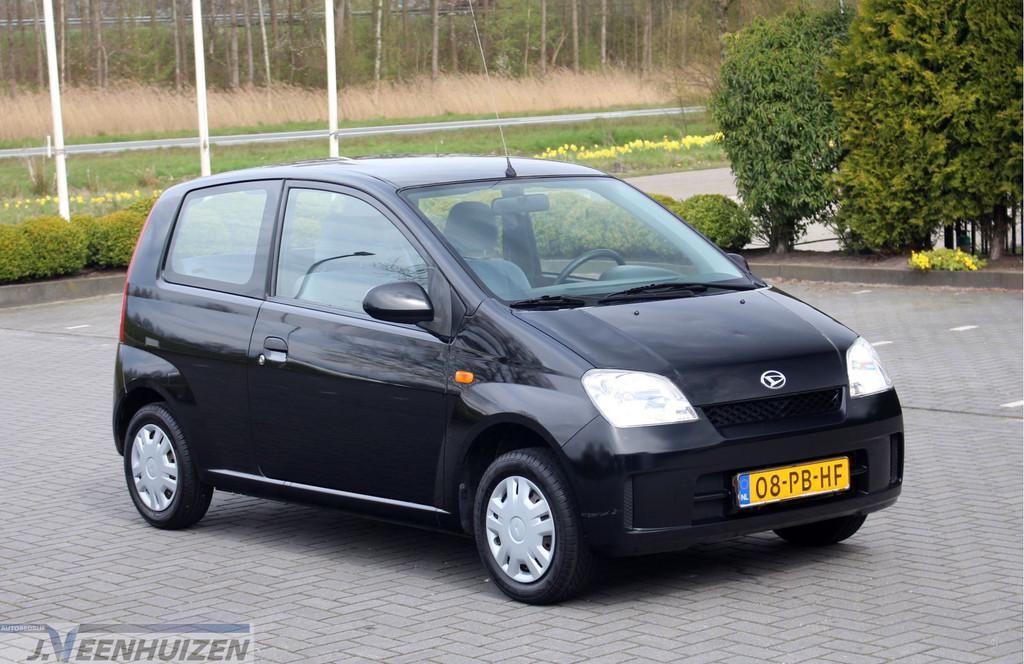 Daihatsu Cuore 1.0-12V Tokyo | Nieuwe APK | Zuinig, Auto's, Stof, 18 €/maand, Zwart, Origineel Nederlands