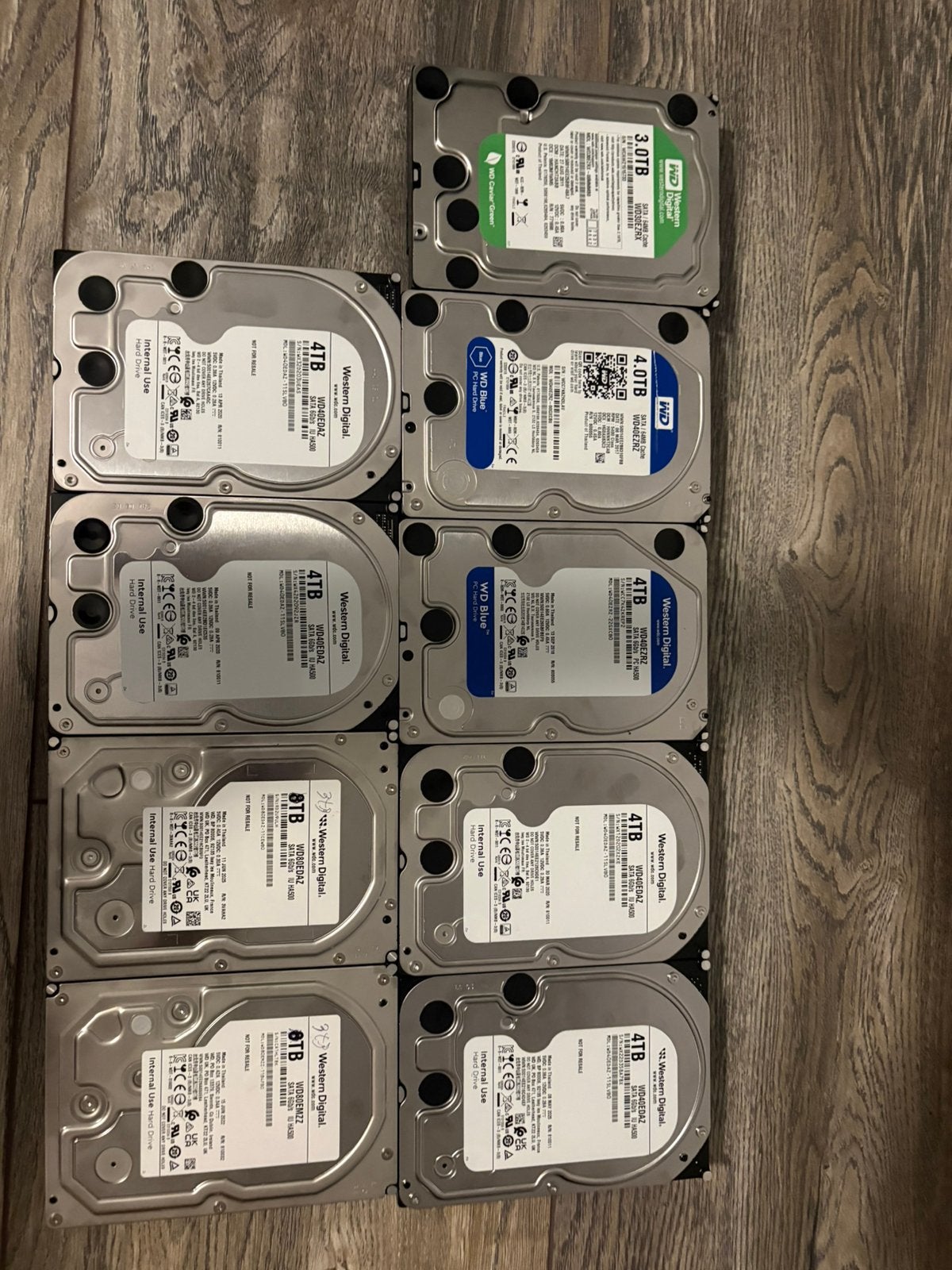 HDD 3TB, 9 stuks, Ophalen of Verzenden, Gebruikt, Desktop