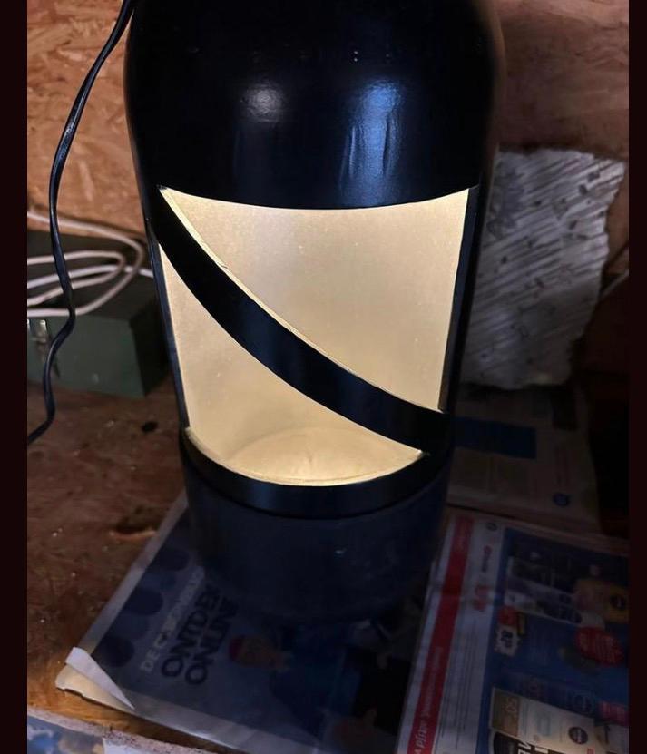 Duikfles lamp, Ophalen, Gebruikt
