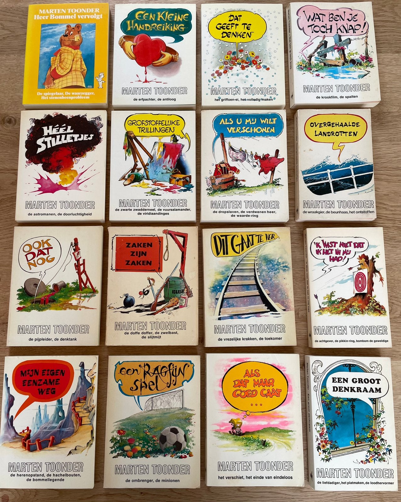Marten Toonder: Tom Poes 23 boeken, Boeken, Meerdere stripboeken, Ophalen of Verzenden, Gelezen