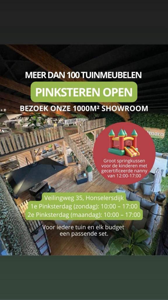 1000m2 OUTLET Showroom GEBRUIKTE EN NIEUWE Tuinset loungeset, Tuin en Terras, Tuinsets en Loungesets, Ophalen of Verzenden, Nieuw