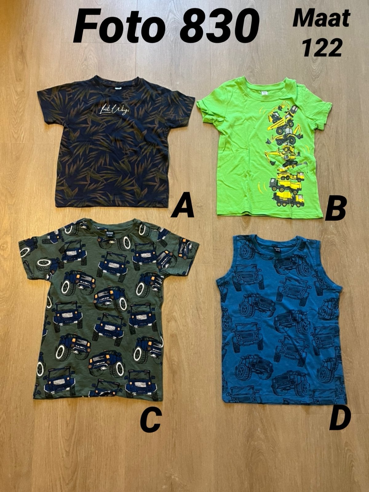 Shirt jongen maat 122 *foto 830*, Kinderen en Baby's, Ophalen of Verzenden, Zo goed als nieuw, Jongen, Shirt of Longsleeve