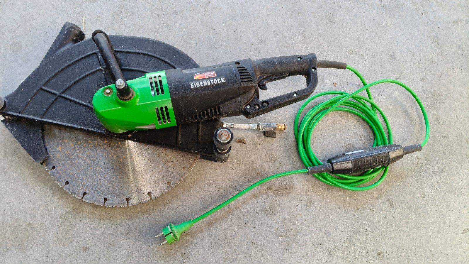 Eibenstock muurzaag 230 volt inclusief  400mm diamantblad, Ophalen, 70 mm of meer, Zo goed als nieuw, Eibenstock
