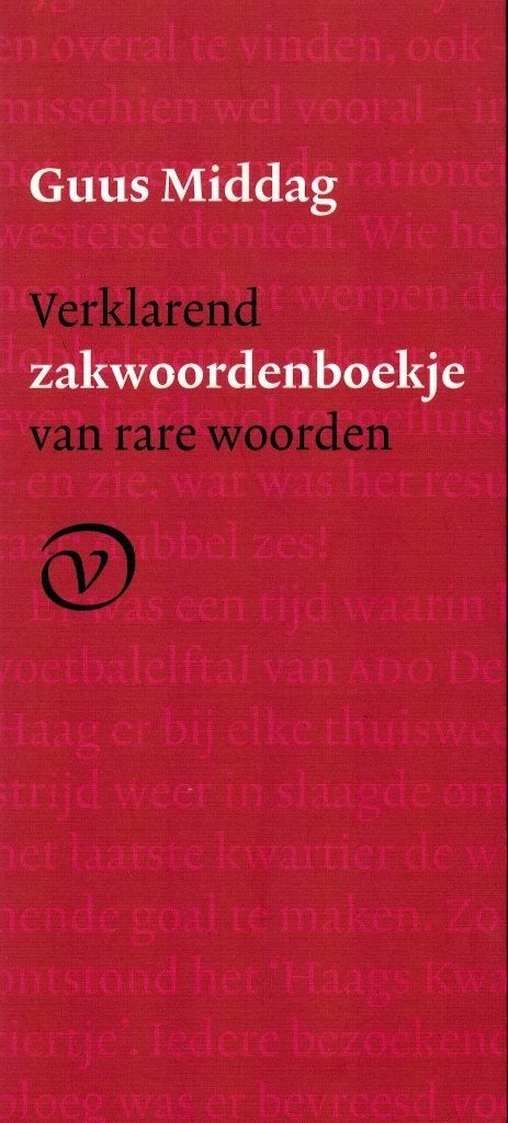 Guus Middag, Verklarend zakwoordenboekje van rare woorden., Verzenden, Nieuw