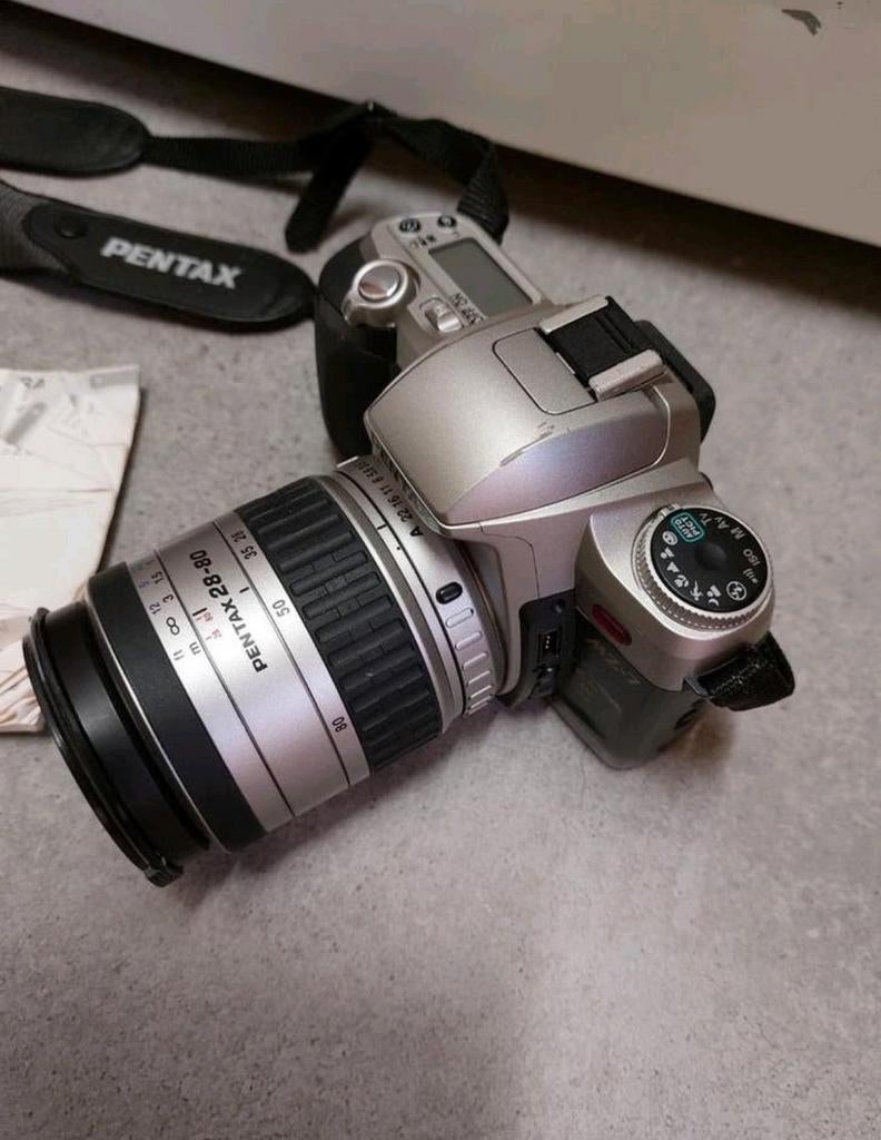 PENTAX MZ-7 camera met 28-80mm lens 

Vintage retro, Audio, Tv en Foto, Fotocamera's Analoog, Ophalen of Verzenden, Gebruikt, Spiegelreflex