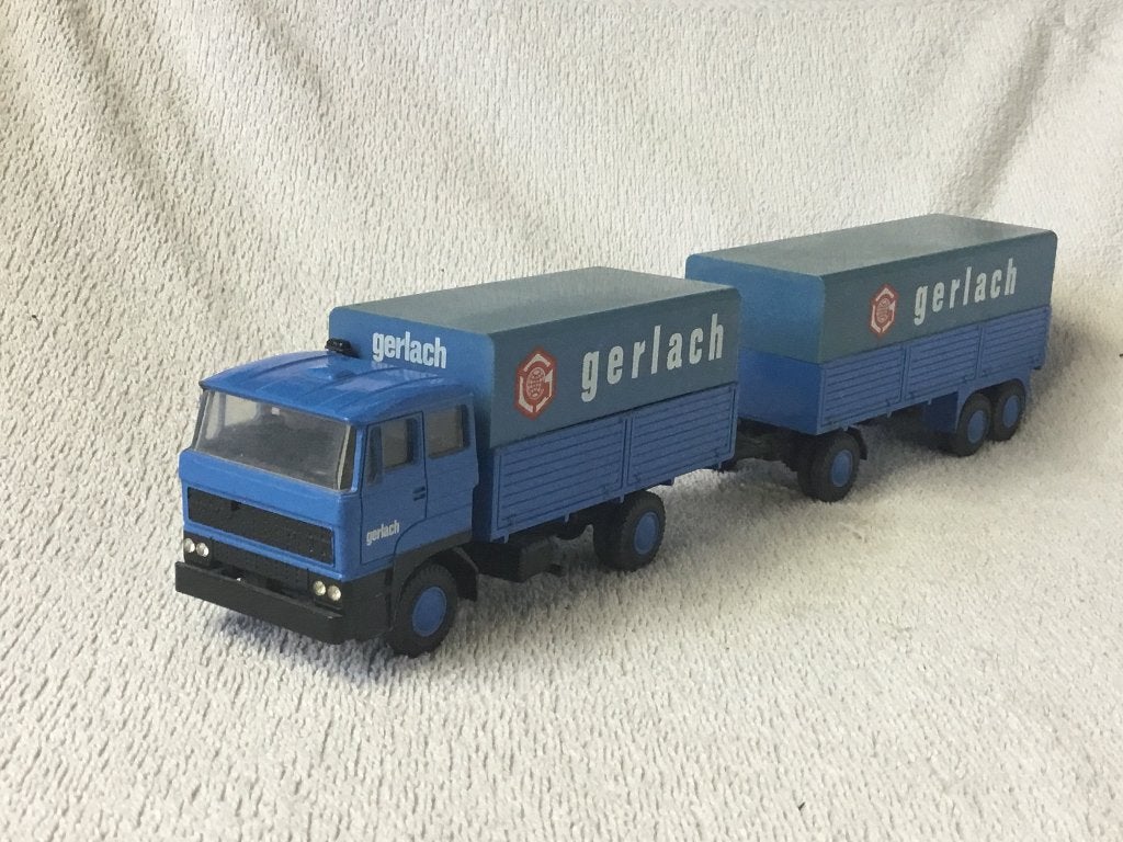 Setje DAF 2800 en T Ford Vrachtwagen+ aanhanger van Gerlach, Ophalen of Verzenden, Zo goed als nieuw, Bus of Vrachtwagen, Lion Toys