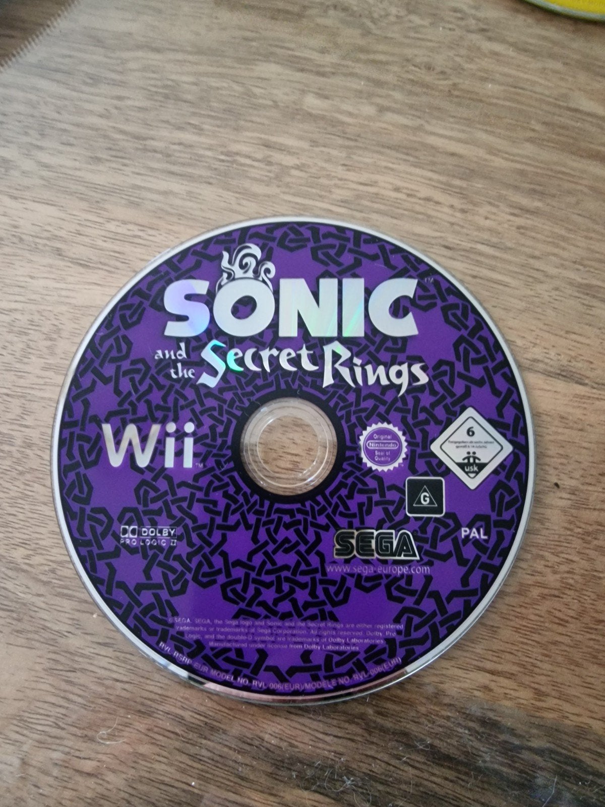 Sonic and the Secret Rings - Wii (Gebruikt, zonder hoes), 1 speler, Ophalen of Verzenden, Gebruikt, Platform