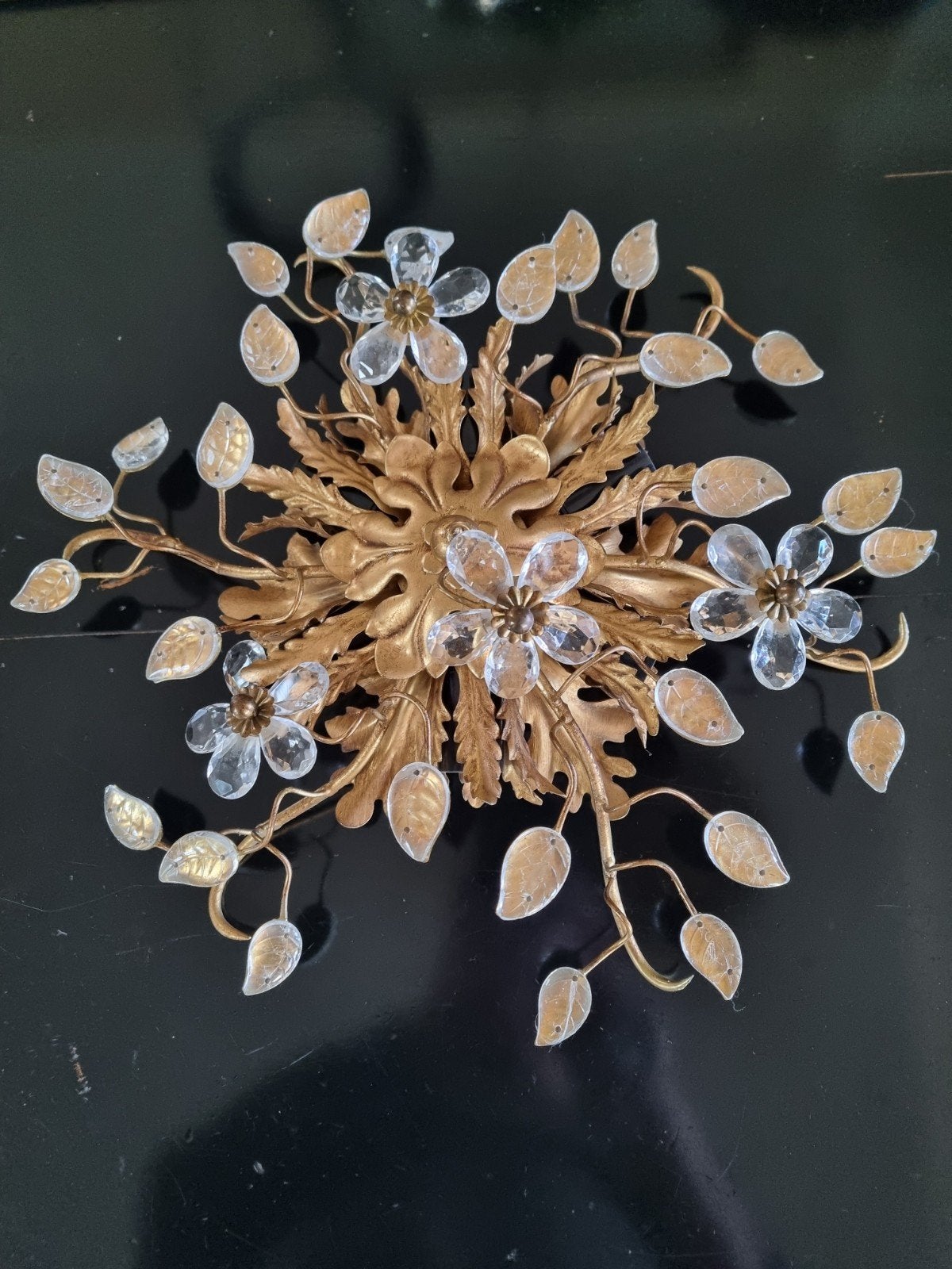 Banci Firenze Plafondlamp met Murano Glas Bloemen, Ophalen of Verzenden