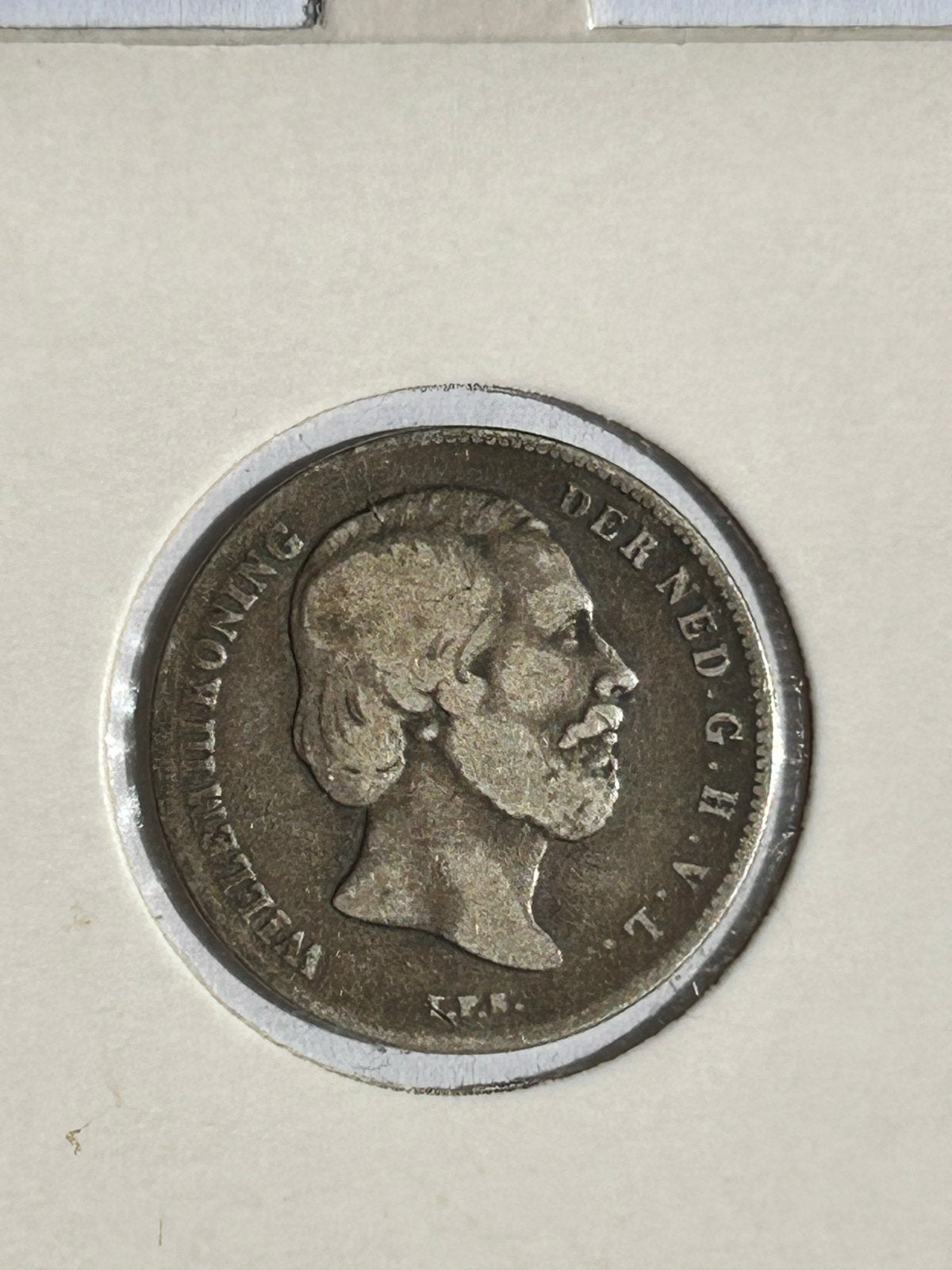 1/2 Gulden 1863 Koning Willem III Zilveren Munt (A), ½ gulden, Koning Willem III, Zilver, Ophalen of Verzenden
