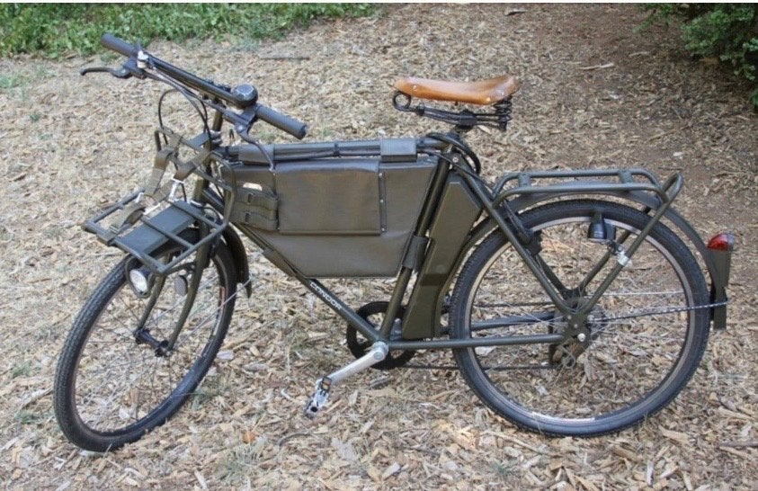 Unieke Condor Militärfahrrad 93 - Zwitsers Legerfiets 1995, Gebruikt, Velgrem, Versnellingen, Ophalen