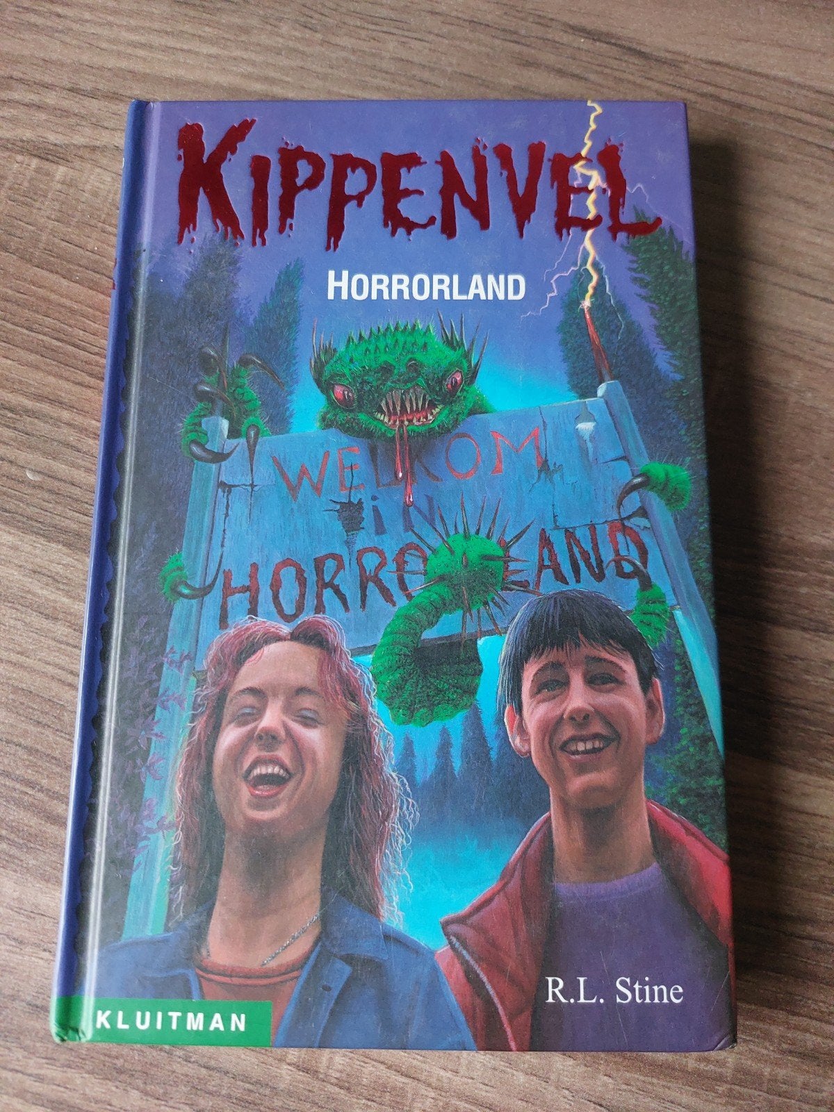 R.L. Stine Kippenvel Horrorland, Ophalen of Verzenden, Zo goed als nieuw