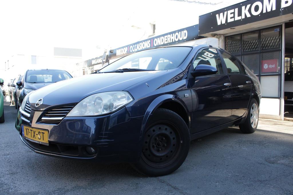 Nissan Primera 2.0 Business Edition Automaat | Airco | Cruis, 1998 cc, Stof, Gebruikt, Zwart