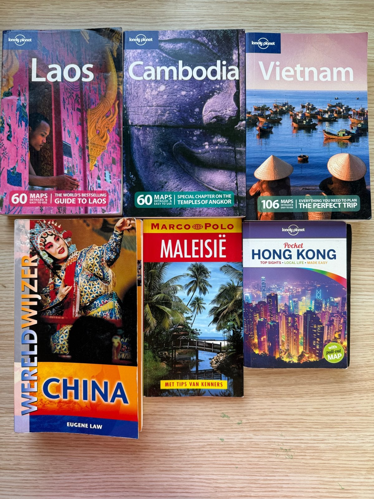 Reisgidsen Azië: Lonely Planet, Marco Polo, Wereldwijzer, Lonely Planet, Reisgids of -boek, Azië, Ophalen