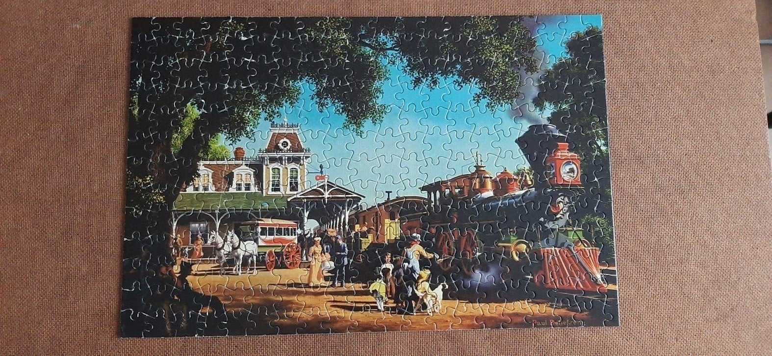 vintage Jumbo legpuzzel, Ophalen of Verzenden, Minder dan 500 stukjes, Gebruikt, Legpuzzel
