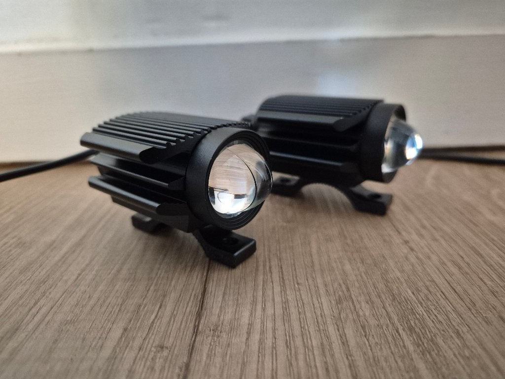 LED Verstralers motor mistlamp koplamp 60W - wit / geel, Motoren, Ophalen of Verzenden