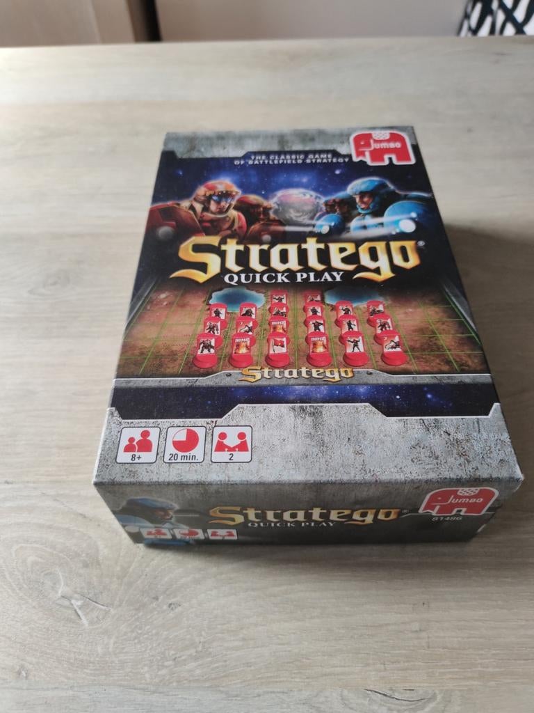 Stratego Quick Play - Compact Strategisch Bordspel, Hobby en Vrije tijd, Gezelschapsspellen | Bordspellen, Jumbo B.V., Een of twee spelers