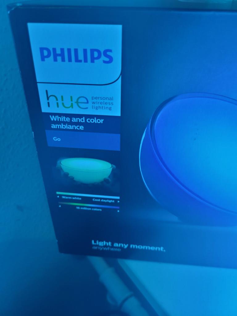Philips Hue Go draagbare slimme lamp, Ophalen of Verzenden, Zo goed als nieuw, Modern, Slimme verlichting