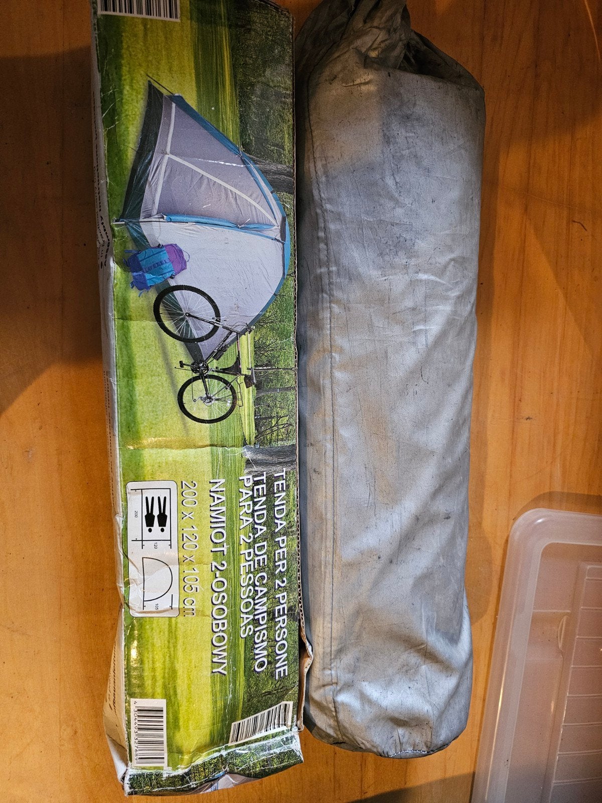 2-persoons tent - Ideaal voor fietsvakanties, Ophalen, Tot en met 2
