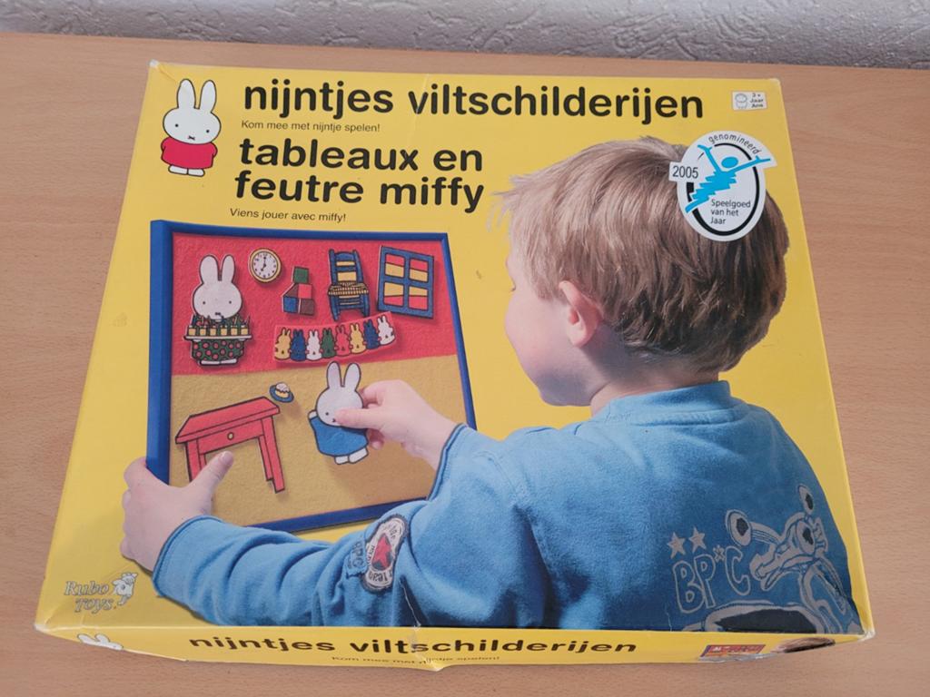 Nijntje viltschilderijen - Creatief speelplezier, Ophalen of Verzenden, Gebruikt, Bouwen