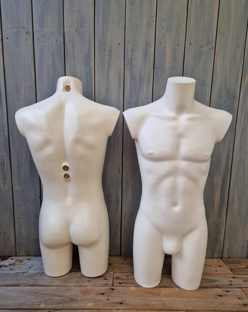 heren torso paspop man wit buste, Ophalen of Verzenden, Gebruikt, Paspop