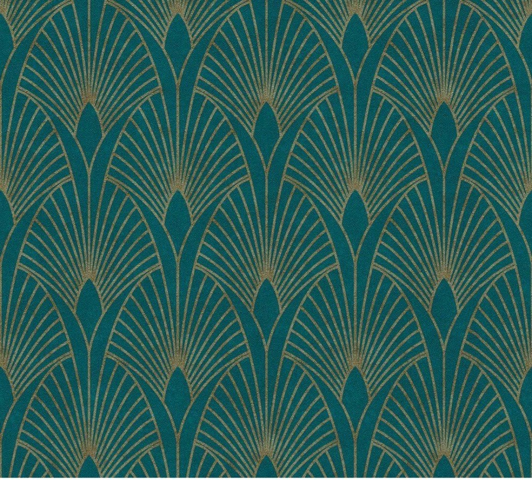 Art Deco vliesbehang, Ophalen of Verzenden, Vliesbehang, Art deco