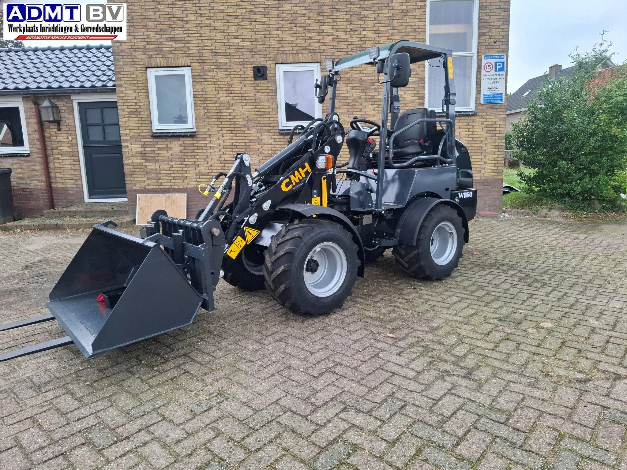 CMH w1160 Mini loader shovel 2.2 tons kubota ( Weidemann ), Wiellader of Shovel